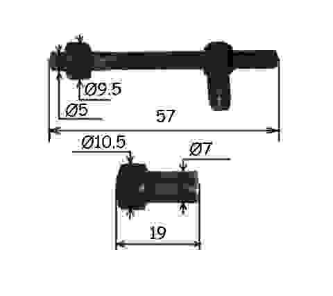 Натяжитель цепи в сборе для бензопилы типа Патриот 4518,5220 (4шт,1шт,2шт)