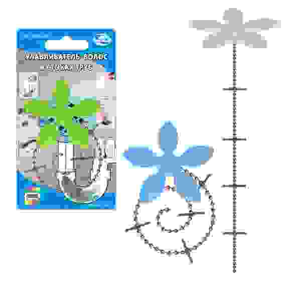 Улавливатель волос в стоках труб 3цв. DH34-100