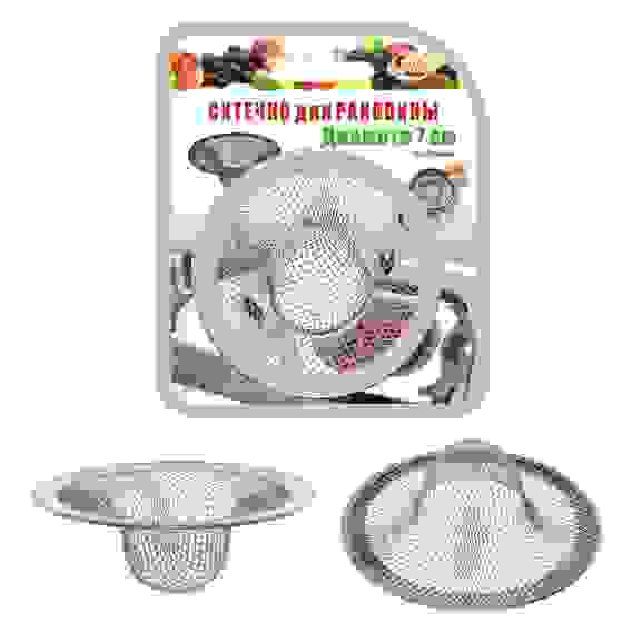 Ситечко для раковины (сетка) D 7см в упак J34-126