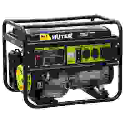 Генератор бензиновый Huter DY9500L, 8кВт, 220В, 4-х такт, 25л, ручной стартер