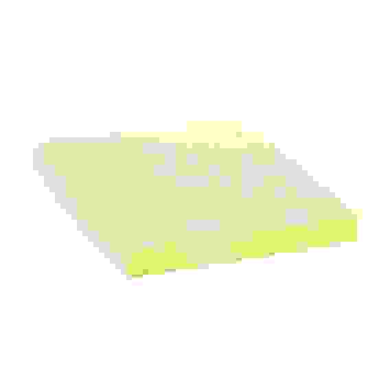 Блок с клеевым краем 76x76мм, 100 листов, желтый ClipStudio