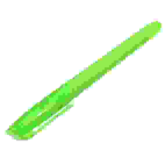 Маркер-выделитель зеленый, круглый корпус, скошенный наконечник, линия 4мм