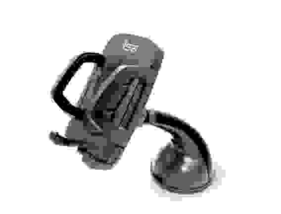 Автодержатель VH-2 Crab для смартфонов, крепление на присоске черный ISA (гарантия 2недели)