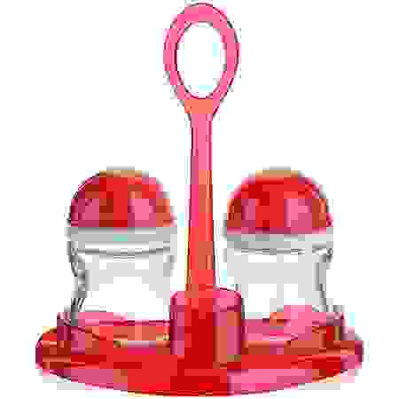 Набор для специй 3пр. на подставке красная МВ 80553