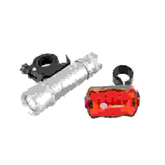 Набор велосипедный: передний 1 Вт LED, 160 лм, задний 5 red LED// Stern