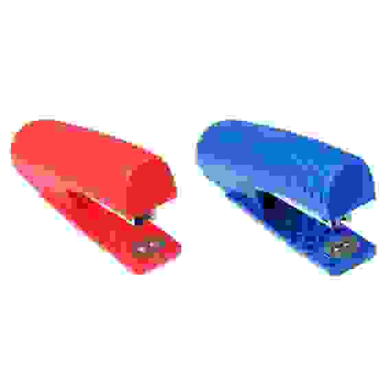 Степлер для скоб №10, 9,5x2,6см, 2 цвета, в картонной коробке