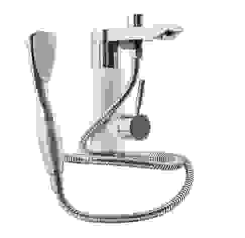 Смеситель-водонагреватель проточного типа BKF-015 с душевой лейкой UNIPUMP (3 кВт,корпус пласт)