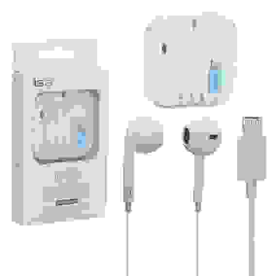 Наушники Bluetooth Lightning-коннектор белый ISA IP7 (гарантия 2 недели)