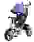 Трехколесный велосипед PILOT фиолетовый надувные колеса 12' и 10'