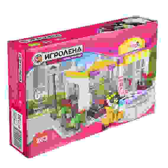 Конструктор Магазин, Истории подружек 263дет., пластик, 30х20х6см, 8 дизайнов ИГРОЛЕНД