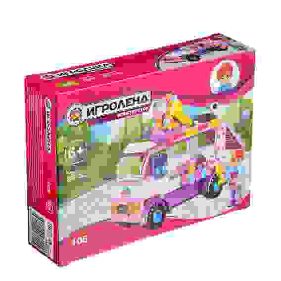 Конструктор, 105 дет., пластик, 20х15х5см, 8 дизайнов ИГРОЛЕНД Истории подружек