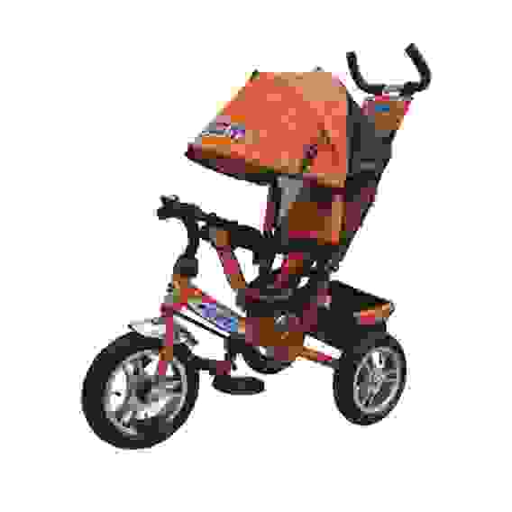 Трехколесный велосипед PILOT оранжевый надувные колеса 12' и 10'