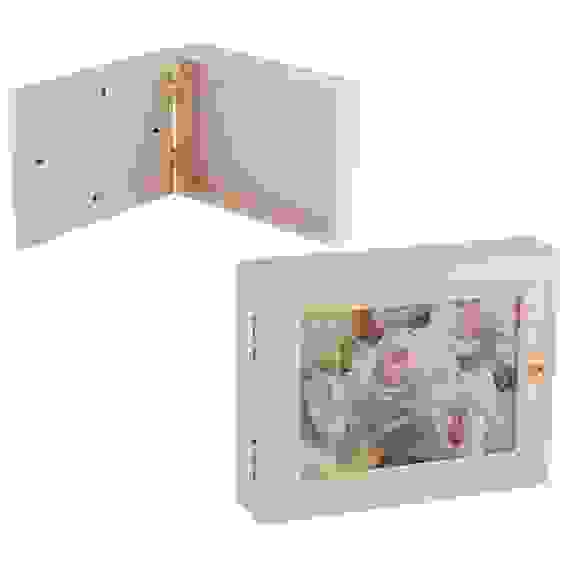 АКЦИЯ! Ключница настенная закрытая 23*18 см выбеленный дуб Волшебная страна