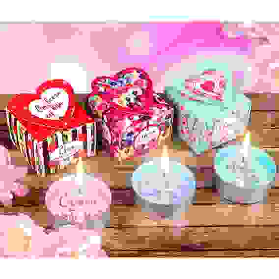 Свеча с пожеланиями, парафин, 60х60х45мм, 3 дизайна