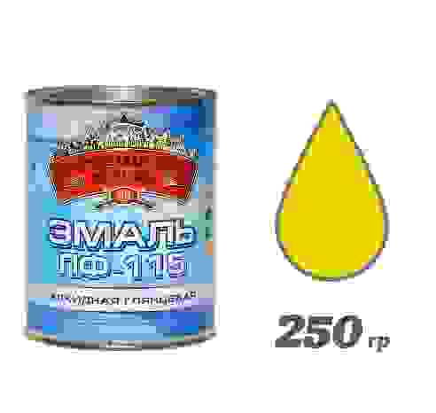 Эмаль Царицынские краски ПФ-115 0,25кг желтая