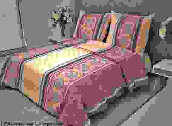 КПБ Бязь 105гр. 1.5 сп 1 нав 70*70 (перф)