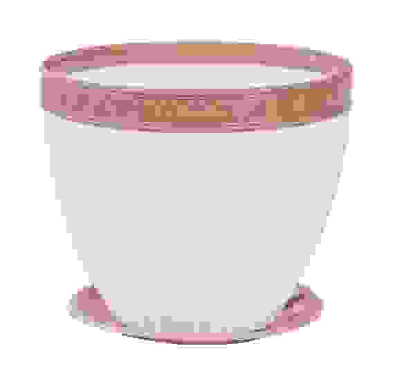 Горшок цв.&quot;Эллада&quot; 1,5л (белый)