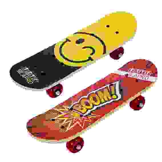 Скейтборд 43х13см P173 (пласт. крепеж, 5030PVC ) макс. нагрузка 30кг SILAPRO