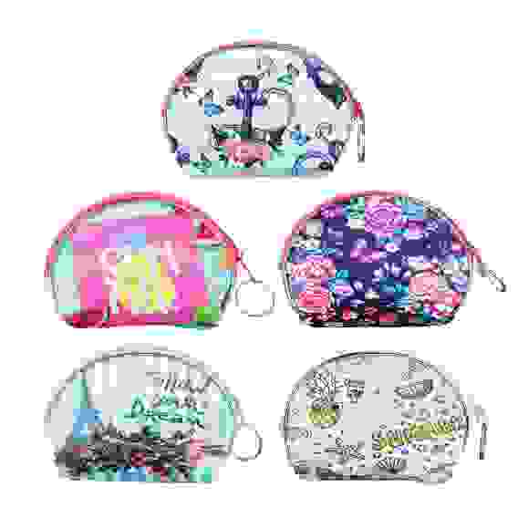 Сумочка для мелочи, ПВХ, сплав, 11х7см, 6 дизайнов,PAVO СМЛ19-3