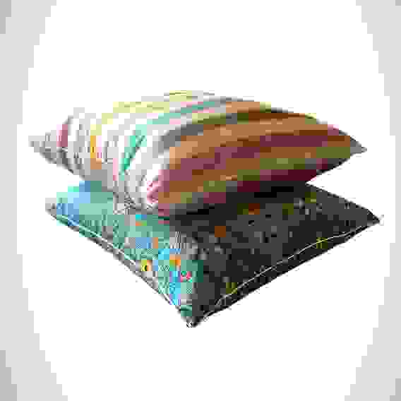 Подушка Лебяжий пух 70*70 Сатин ( вес 1,3 кг, конверт)