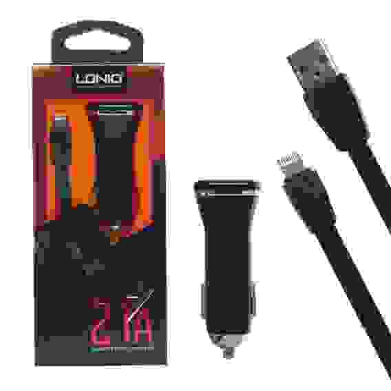 АЗУ Lightning на 2 USB 2.1A DL-219 LDNIO (гарантия 2 недели)