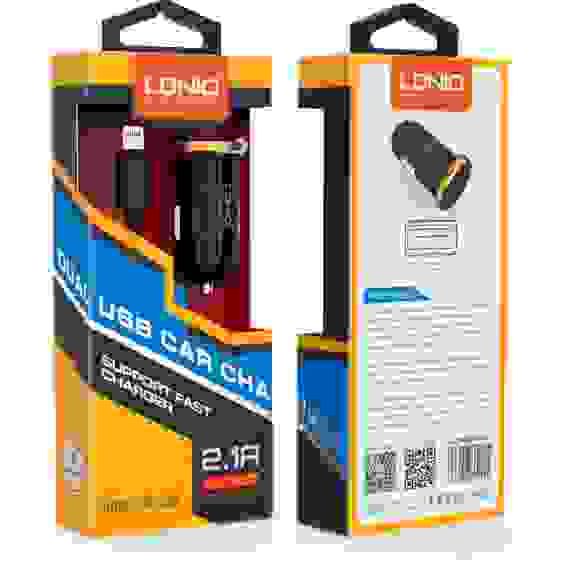 АЗУ Micro USB на 2 USB 2.1A DL-C22 LDNIO (гарантия 2 недели)