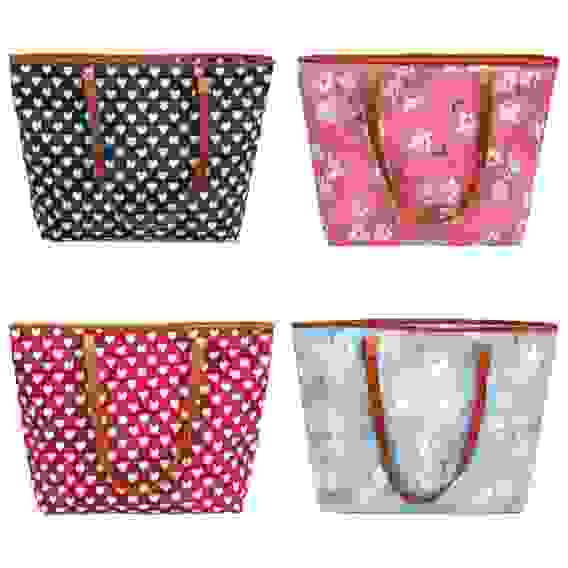 Сумка пляжная, полиэстер, 45х33х11,5см, 2 дизайна, 2 цвета PAVO