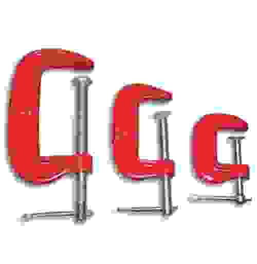 Набор мини-струбцин 25-50-75 мм тип G 3 шт ПРОМИС