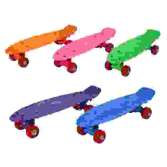 Скейтборд 41х12см, ABS пластик, (пласт. крепеж 5030, PVC 608Z), макс.нагр. 30кг, SILAPRO 1705F