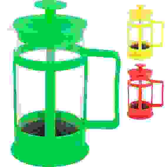 Чайник/кофейник (кофе-пресс) пластик, серия Variato, 350 мл, цвета в ассортименте