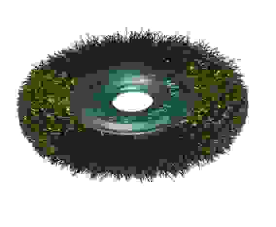 Щетка_крацовка шлиф машины стальная плоск 175/32мм ПРОМИС