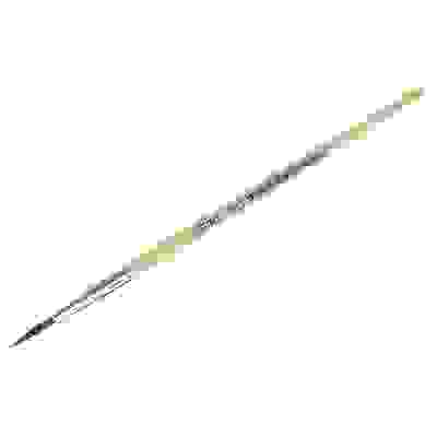 Кисть художественная №3, наконечник из волоса Белки, деревянная ручка, метал.оплетка, инд.маркировка