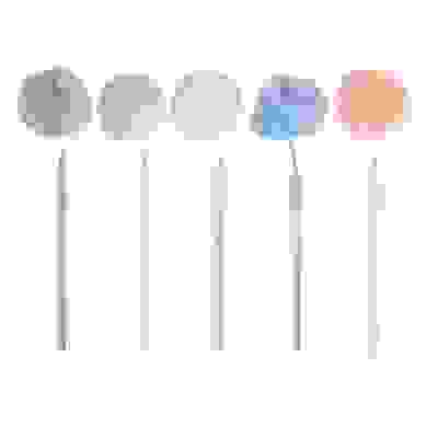 Ручка гелевая с подвеской-помпоном из шерсти, пластик, в дисплее, 5 цветов LADECOR