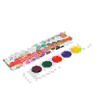 Акварель 6 цветов, без кисти, &quot;Иллюзион&quot;, в картонной уп., 212085 ГАММА