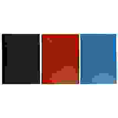 Папка A4 с 20 вкладышами, обложка 500мкм, корешок 15мм, пластик, 3 цвета ClipStudio