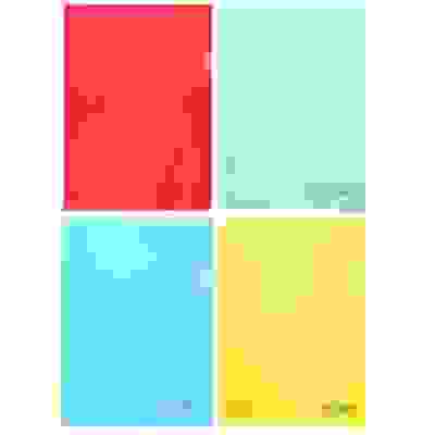 Папка-уголок A4 прозрачная, пластик, 44283