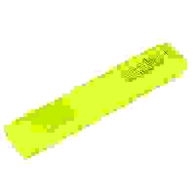 Маркер-выделитель желтый, плоский корпус, скошенный наконечник, линия 4мм