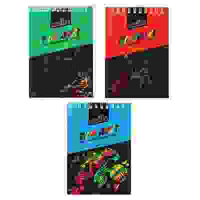 Блокнот со скретч - слоем, 14х10см, 8л., радужная подложка, спираль, стилус, инд. пакет ClipStudio