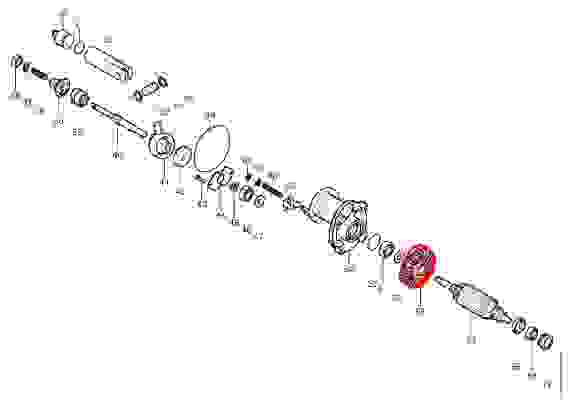 Ствол HR 2450 Makita 4700006524 / 9700020061