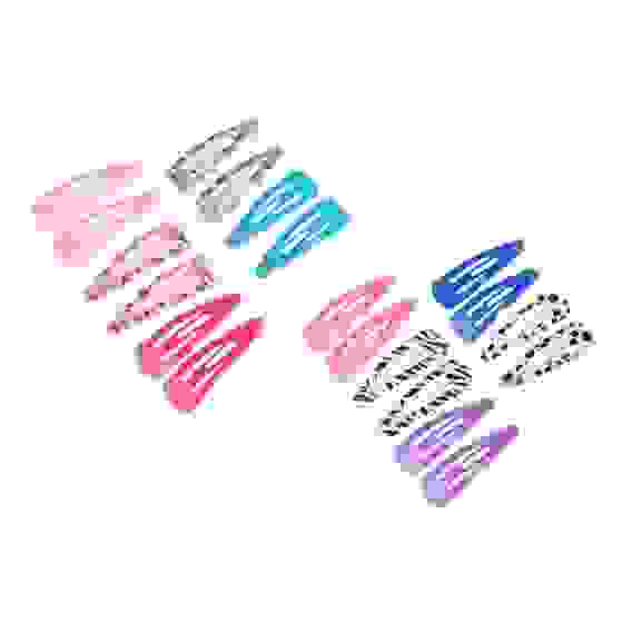 Набор заколок клик-клаков для волос 10шт, 3см, металл, 2 цвета, 3722-15