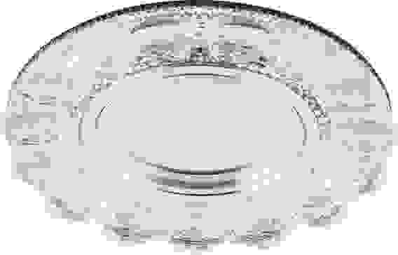 Светильник ИВО-50w G5.3 CD912 хром с прозрачным стеклом 4000К со светодиодной подсветкой