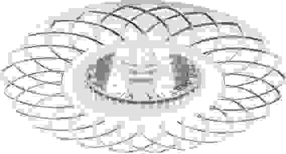 Светильник ИВО-50w 12в G5.3 белый GS-M388W