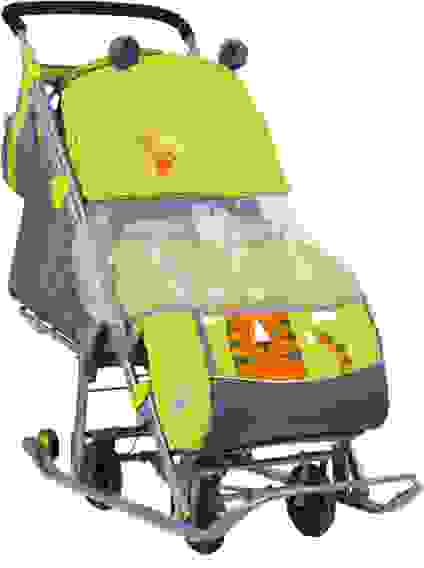 Коляска комбинированная "Ника детям 7 (НД7 с тигром лимонный)