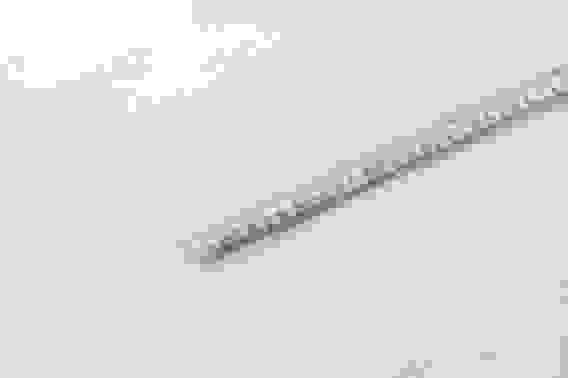 Шнур плетеный д.5мм б/с ПА 16пр белый 330кгс