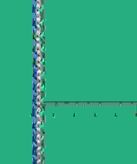 Шнур хозяйственный вязаный д.6мм Радуга плотный 80кгс