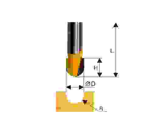 Фреза пазовая гальтельная Энкор 46065