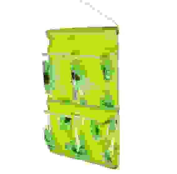 Кофр подвесной настенный, 4 кармана, ЭВА, спанбонд, 24х44см, 4 цвета