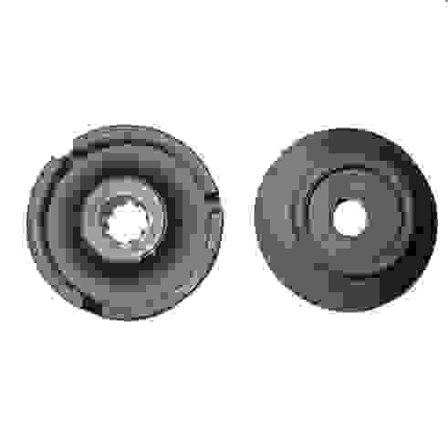 Комплект шайб и гаек редуктора триммера верхняя 10 шлицов, нижняя прижимная