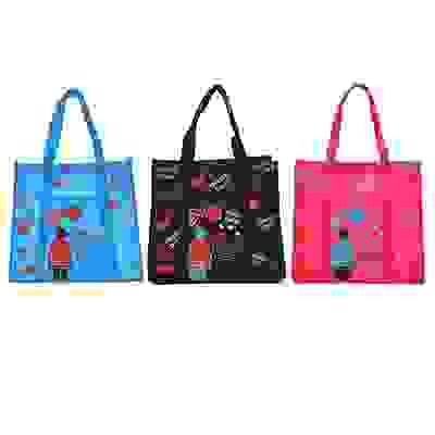 Сумка хозяйственная &quot;Фила&quot;, полипропилен, нетканый материал, 36x33x10см, 3 дизайна