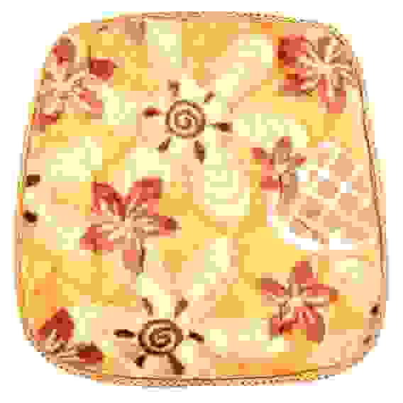 Подушка декоративная на стул с антискользящим слоем, полиэстер, 42х42см, арт.1512